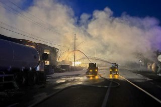 Les explosions ont eu lieu dans une station de gaz liquéfié à Crevedia.